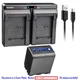 Kastar Battery Dual USB Charger for Sony NP-QM91D & Sony Cyber-shot DSC-F707