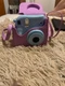 Fujifilm Instax Mini 7+ Instant Camera and Case - Lavender and Baby Blue