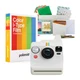 Polaroid Now Generation 3 Analog Pebble White Instant Camera Film Kit Bundle