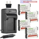 Kastar Battery AC Travel Charger for NP-130 & Casio Exilim EX-ZR1000 EX-ZR1000BK