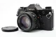Canon Ae-1 Black Slr Film Camera New Fd 50mm F1.4 New Light Seals 【Exc+5】 7323