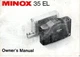 A Minox 35 EL camera owner's manual (32 pages, 3"x4", 1976)