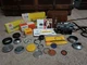Vintage Camera Filters, GE M3 and #6 Flash Bulbs Kodak 814 Camera Body