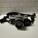 Olympus OM-1 SLR Film Camera Black Silver with F.Zuiko Auto-S 50mm f/1.8 Lens