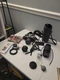 Canon AE-1 35mm SLR Film Camera Kit w/ 3 Lenses Bundle - UNTESTED 