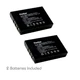 2x Kastar Battery for Kodak KLIC-5001 EasyShare DX6490 DX7440 DX7590 DX7630 P712