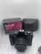 Maxim  Mf-101 Film Vintage Black Camera with Case, Strap and Lens Cover