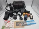 Canon AE-1 35mm Film Camera w/ Case 2 Lens Accessories SEE DESCRIPTION
