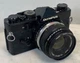 OLYMPUS OM-1N Black Film Camera. 50mm f1.8 Lens + Recordata Back 3 Quartz Date
