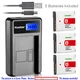 Kastar Battery LCD USB Charger for Sony NP-BG1 NP-FG1 & Sony Cyber-shot DSC-W150