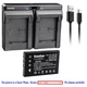 Kastar Battery Dual Charger for Kodak KLIC-5000 & Kodak EasyShare DX7440 Camera