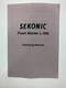 Sekonic Flash Master L-358 Light Meter Genuine Instruction Manual In English