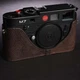 Handmade Genuine Real Leather Camera Half Cover Case Bag For Leica M7