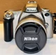 Nikon N55 35mm SLR Film Camera Kit with AF Nikkor 28-80mm Lens Silver Tested