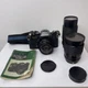 Vintage Pentax Ricoh KR-5 Super 35mm SLR Camera with 3 lenses+ camera bag