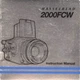 HASSELBLAD 2000FCW ORIGINAL INSTRUCTION MANUAL, 1985 (MF1787)