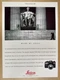 1989 Leica R6 Camera vintage print Ad