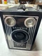 Vintage Kodak Brownie Target Six 16 Box Camera Art Deco Design Black Untested
