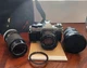 Canon AE-1 Program 35mm SLR Film Camera w/ 4 Lenses 