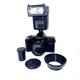 Vintage Rokinon 3000e, 35mm Rangefinder Film Camera, Flash Bundle, Includes Film