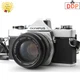 No Prism [MINT w/Case] Olympus OM-1 Film Camera 50mm f1.4 Lens From JAPAN