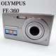 OLYMPUS FE-360 8.0 Megapixel Compact Digital Camera Silver Battery Included