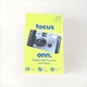 onn. focus Single-Use 35mm Camera with Flash, Fixed Focus, Black Silver