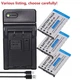 Battery or charger for Casio NP-20 Exilim EX-S20 EX-S100 EX-S500 EX-S600 EX-S770