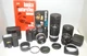 Konica FS-1 35mm SLR Camera w/ 57mm f/1.4, 28mm,135mm Lenses, Flash, Manuals Kit