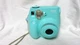 Fujifilm Instax Mini 7S Blue Built In Flash Instant Film Camera  WORKS!