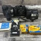 Vintage Minolta Maxxum 9000 35mm SLR Film Camera 50mm 1.4 Kit Lenses Flash Japan