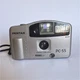 Pentax PC-55 35mm Point & Shoot Film Camera Silver Black Auto Focus Flash