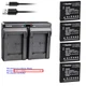 Kastar Battery Dual Charger for Panasonic DMW-BCK7E & Panasonic Lumix DMC-FH25