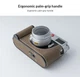 Real Leather Camera Half Case with Hand Grip Compatible with Leica M11 M11P MEV1
