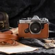 Suitable For Olympus OM-3 Genuine Leather Camera Half Case Bag Covers Protection