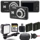 Kodak PIXPRO FZ55 Digital Camera (Black)+ Extra Battery + LED - 32GB Kit