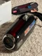 Samsung FlashCAM SMX-C10RN Red Digital Camcorder 10x Zoom w/ Box READ NO Charger