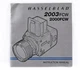 Hasselblad 2003 FCW 2000 FCW Original Instruction Manual- M75