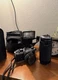 Nikon FM2 Silver 35mm Film SLR Camera w/ Lenses, Flash & Camera Bag