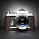 Handmade Genuine Leather Camera Half Case Protect Covers Fit For Nikon F2A FA F