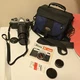 Asahi Pentax K1000 Camera + Pentax-M 1:4.5 80-200mm Lens Bundle Vintage