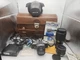Olympus OM-1 35mm SLR Film Camera, with Multiple Vivitar lens, case And Marsand 