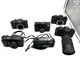 Lot of 6 Ricoh Film Cameras KR-5 Super AF-5 FF-90 Broken Untested For Parts