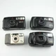 Lot of 4 Pentax Point & Shoot Cameras - 70-R, 105-R, 115m, 700- For Parts/Repair
