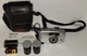 Pentax IQZoom 115V 135M 35mm Film Camera With 3 Rolls Of Film And Case