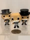 Funko Retro Toys Pocket POP Mini Figures LOT OF 3 Monopoly Jail Metallic Advent