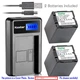 Kastar Battery LCD USB Charger for Panasonic CGR-DU21 CGA-DU21 PV-GS150 PV-GS180