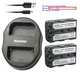 Kastar Battery Dual Charger for Sony NP-FM50 BC-VM10 & Sony Cyber-shot DSC-F707