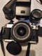 Canon AE-1 Program 35mm SLR Film Camera + 50mm 1:1.8 Canon Lens Nice!Extra Lens 