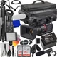 Panasonic AG-CX350 4K Camcorder + 256GB + Tripod + Microphone Bundle